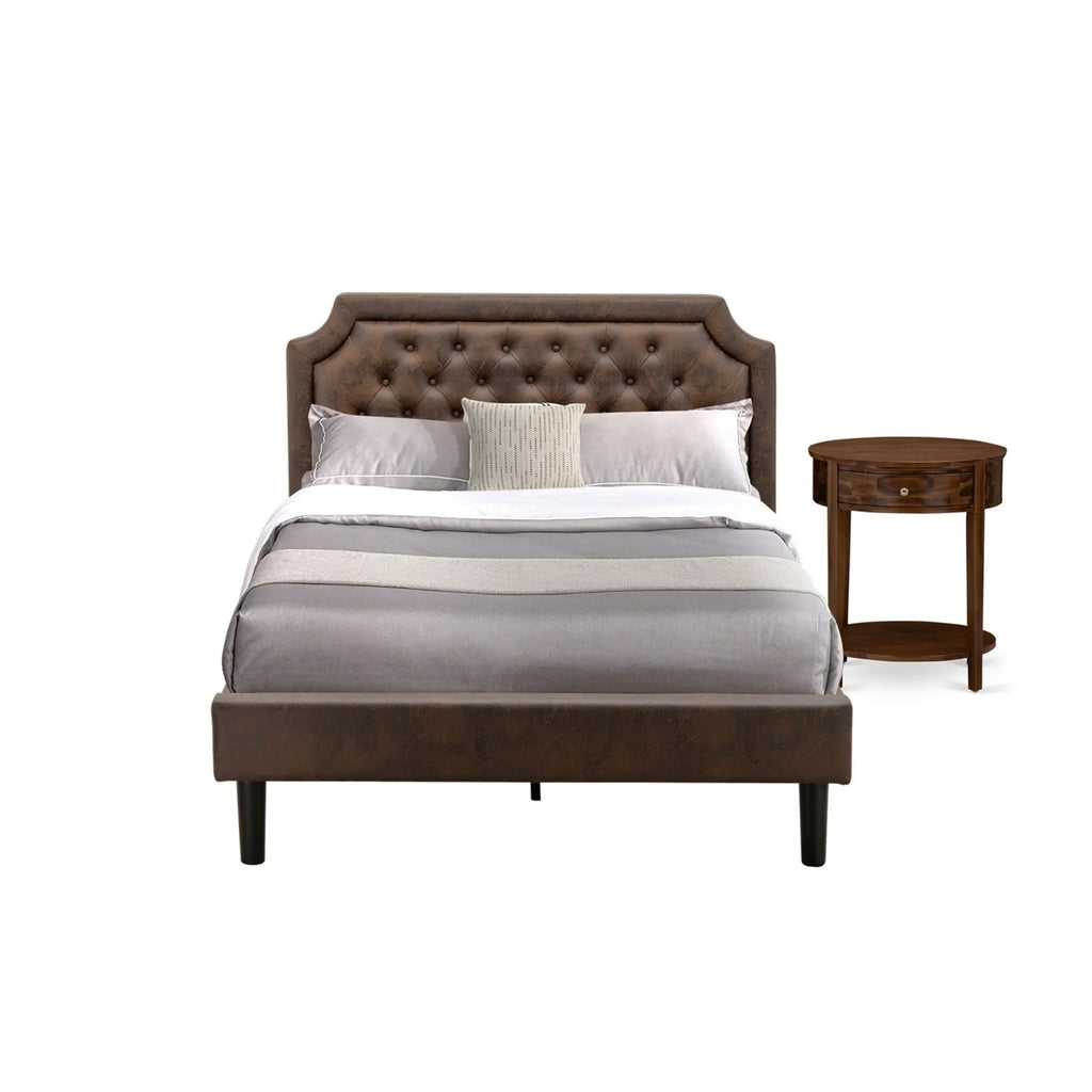 2 Pieces Wooden Full Bedroom Set G45193