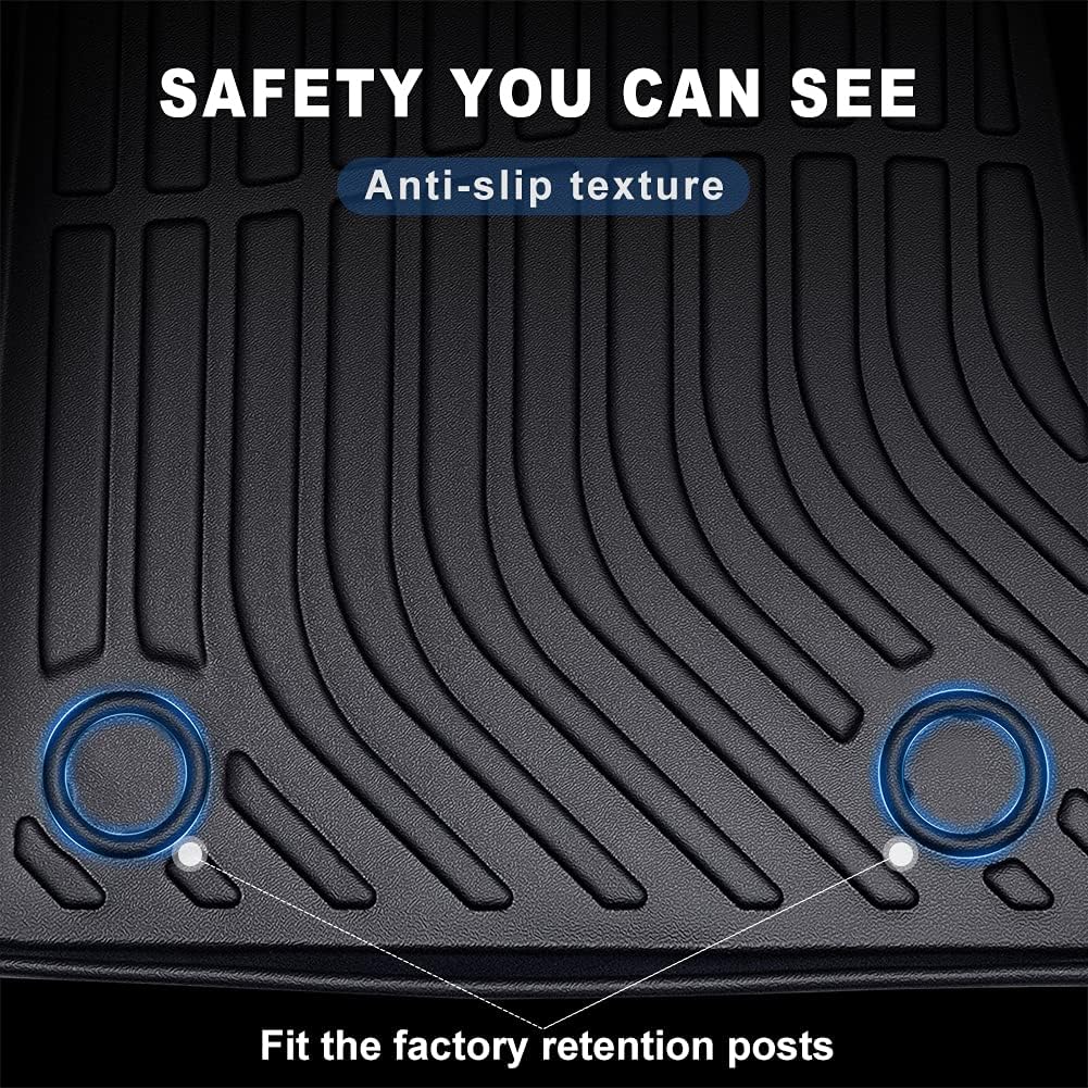 All Weather Floor Mats 3 Row Black P7270