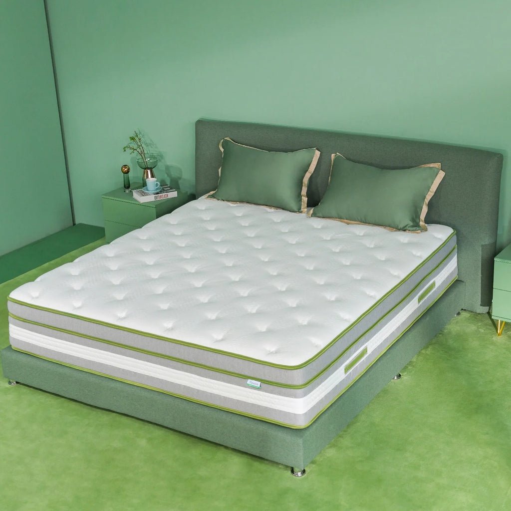 Queen Size Memory Foam Innerspring Hybrid Mattress Z996
