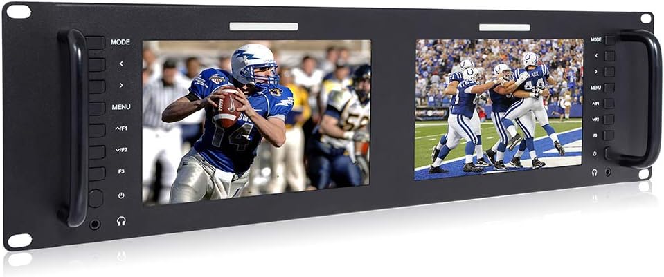 7 Inch 3RU SDI Rack Mount Monitor IPS LCD Screen R619
