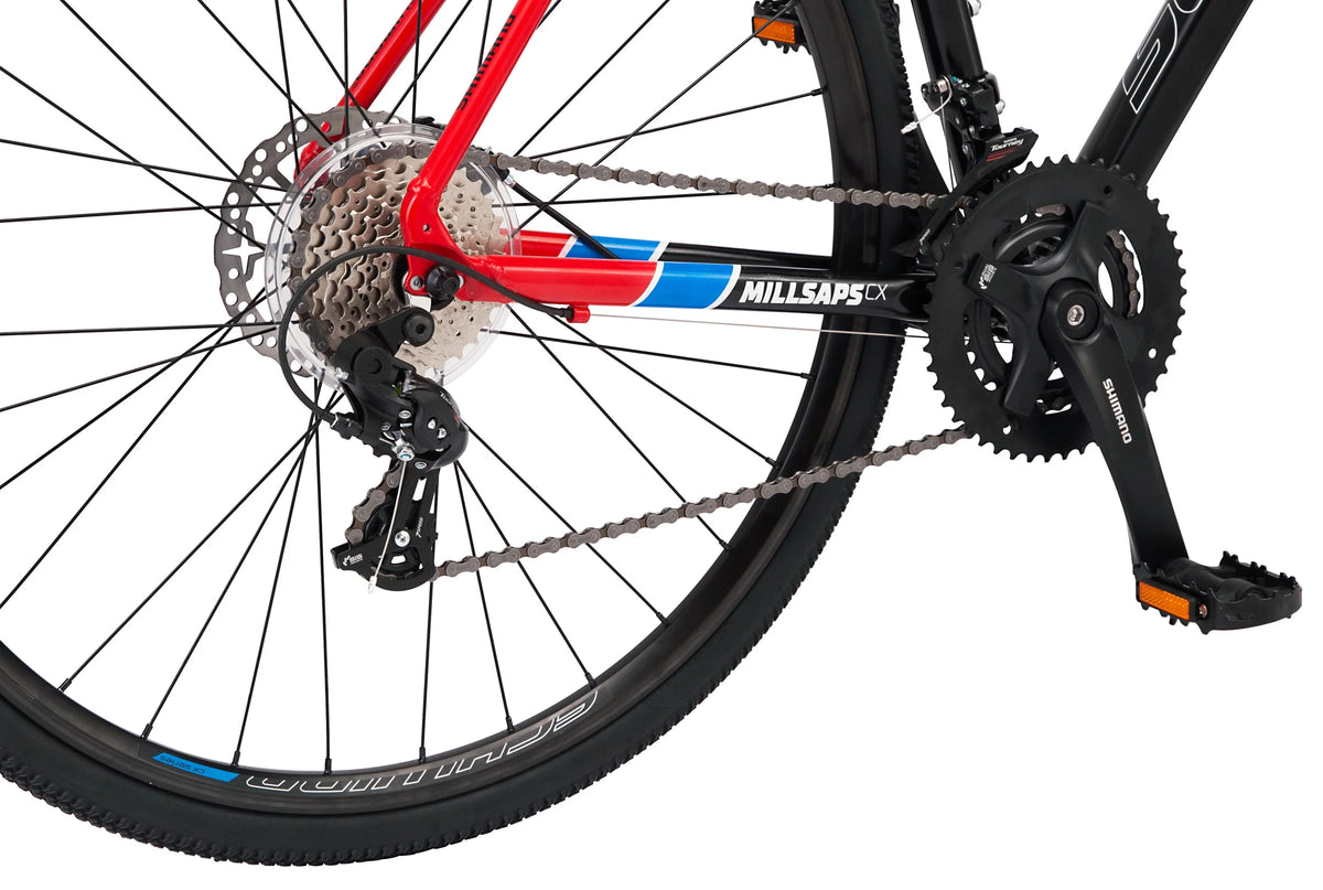 700c 14 Speeds Black Red Road Bike I18809