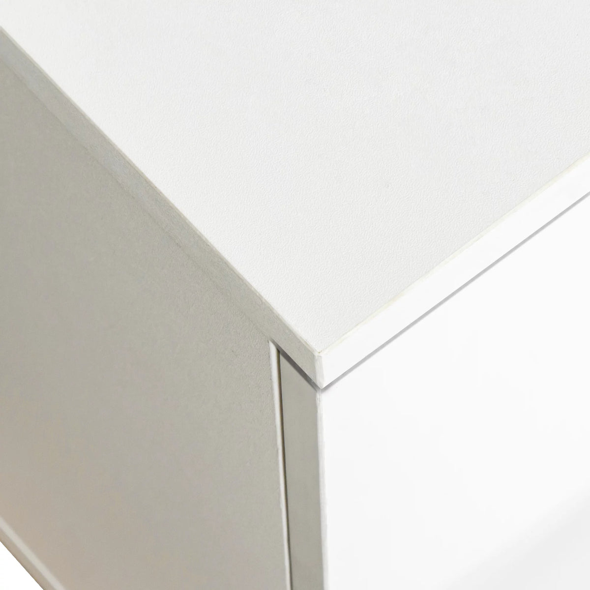 White High Gloss TV Stand with LED Lights U7867