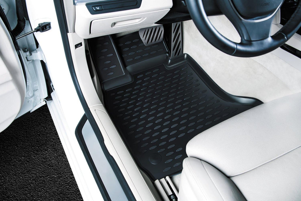 Black 3 Row Floor Mats Liner Set P346949