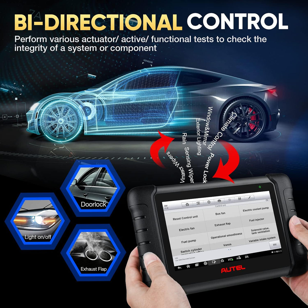 Bi-Directional Control Full Systems Automotive Scan Tool T46995