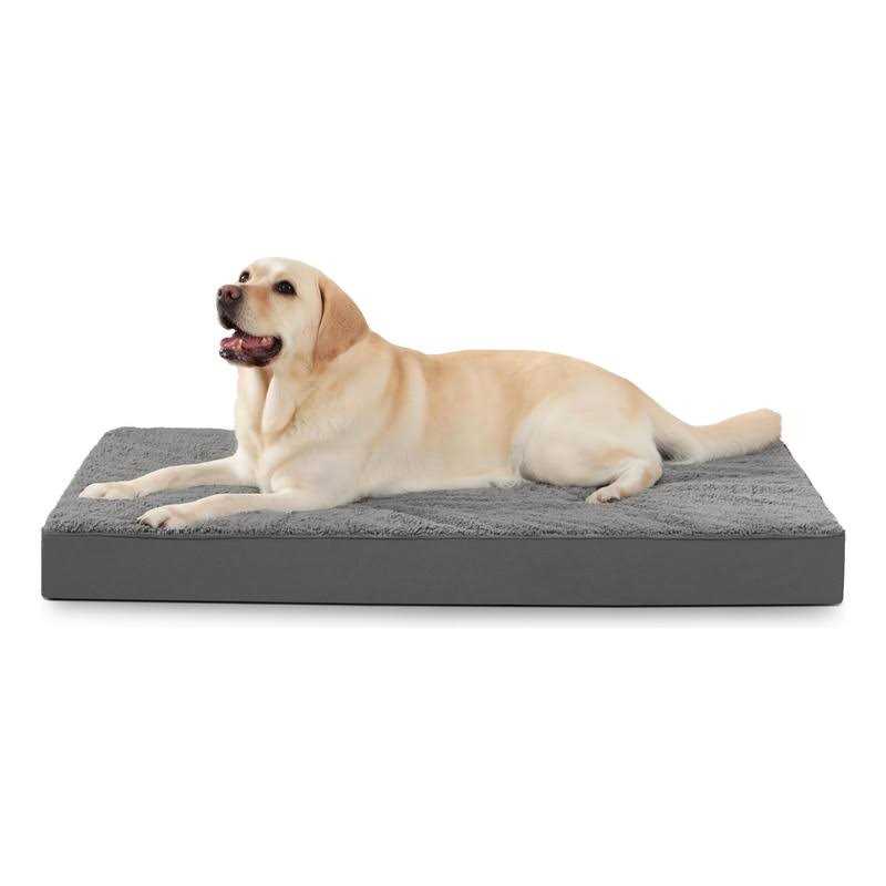 Waterproof Plush Dog Bed with Removable Washable Cover W883375