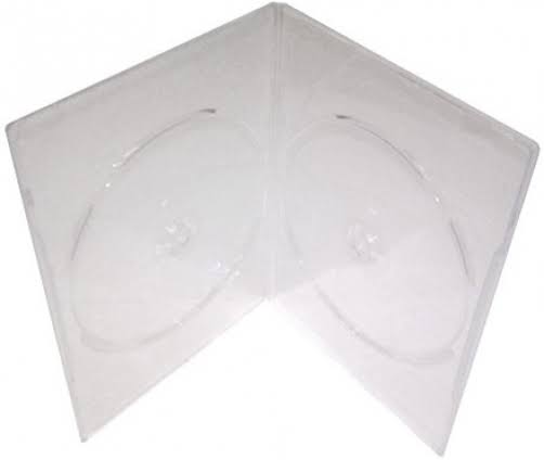 2000 Slim Clear Double DVD Cases 7mm U61337
