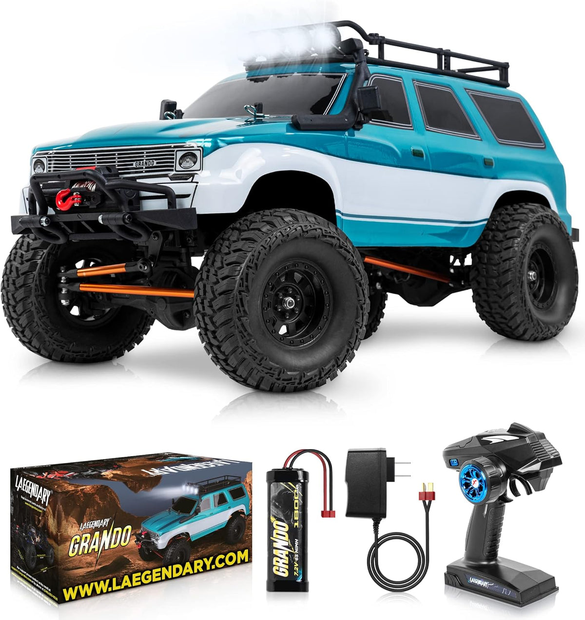 4x4 Offroad Remote Control Truck 1:10 Scale Blue Z21859