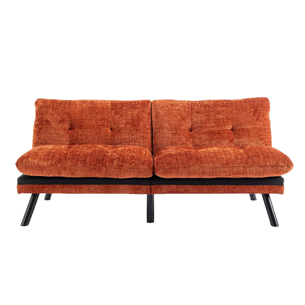 Orange Convertible Sofa Bed G956182