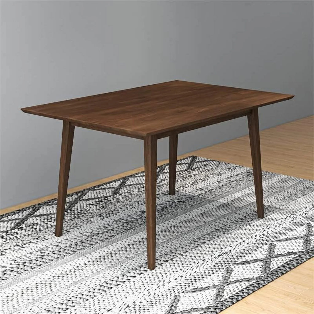 47 Inch Brown Walnut Dining Table Q1557