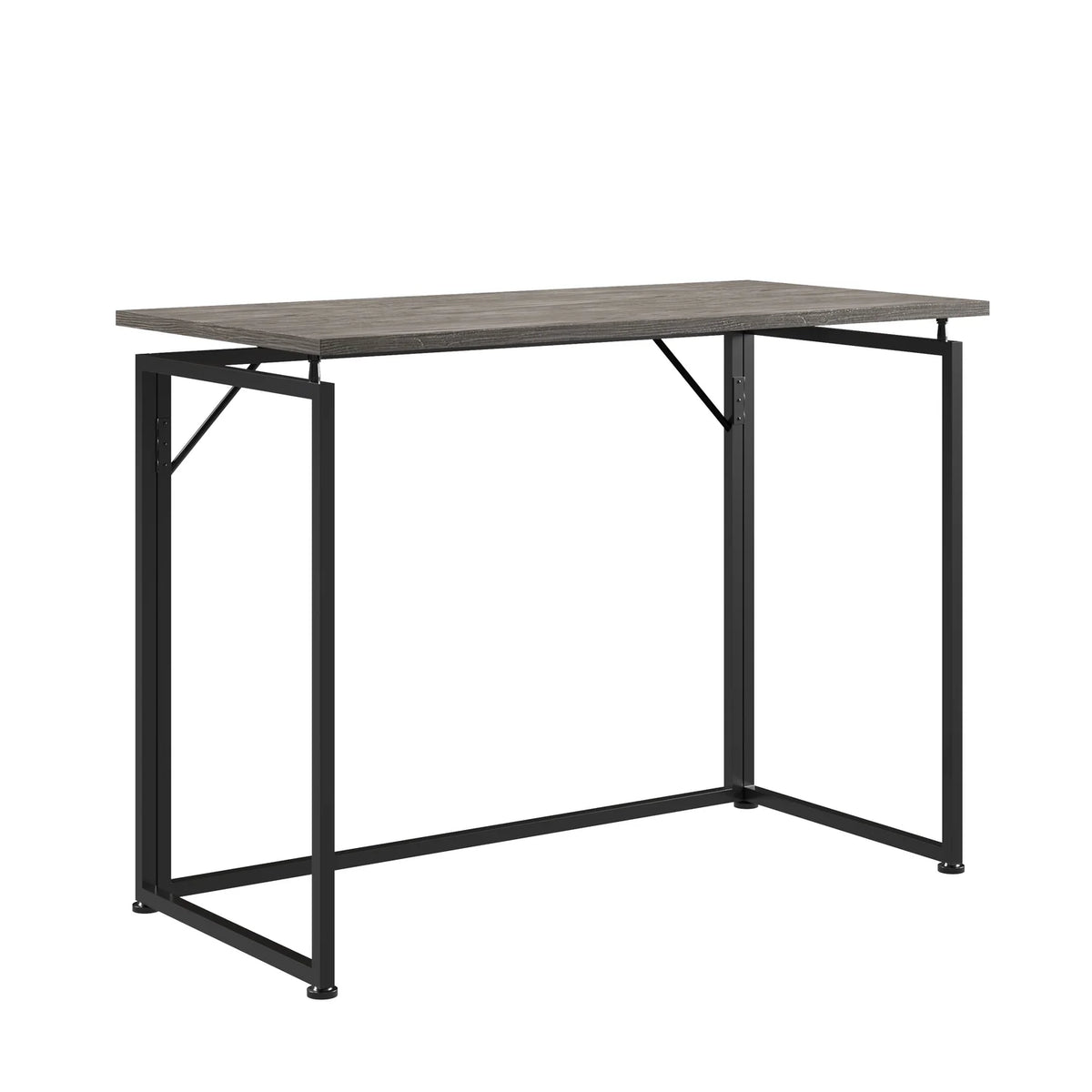 40" W Folding Computer Desk, Grey X35540