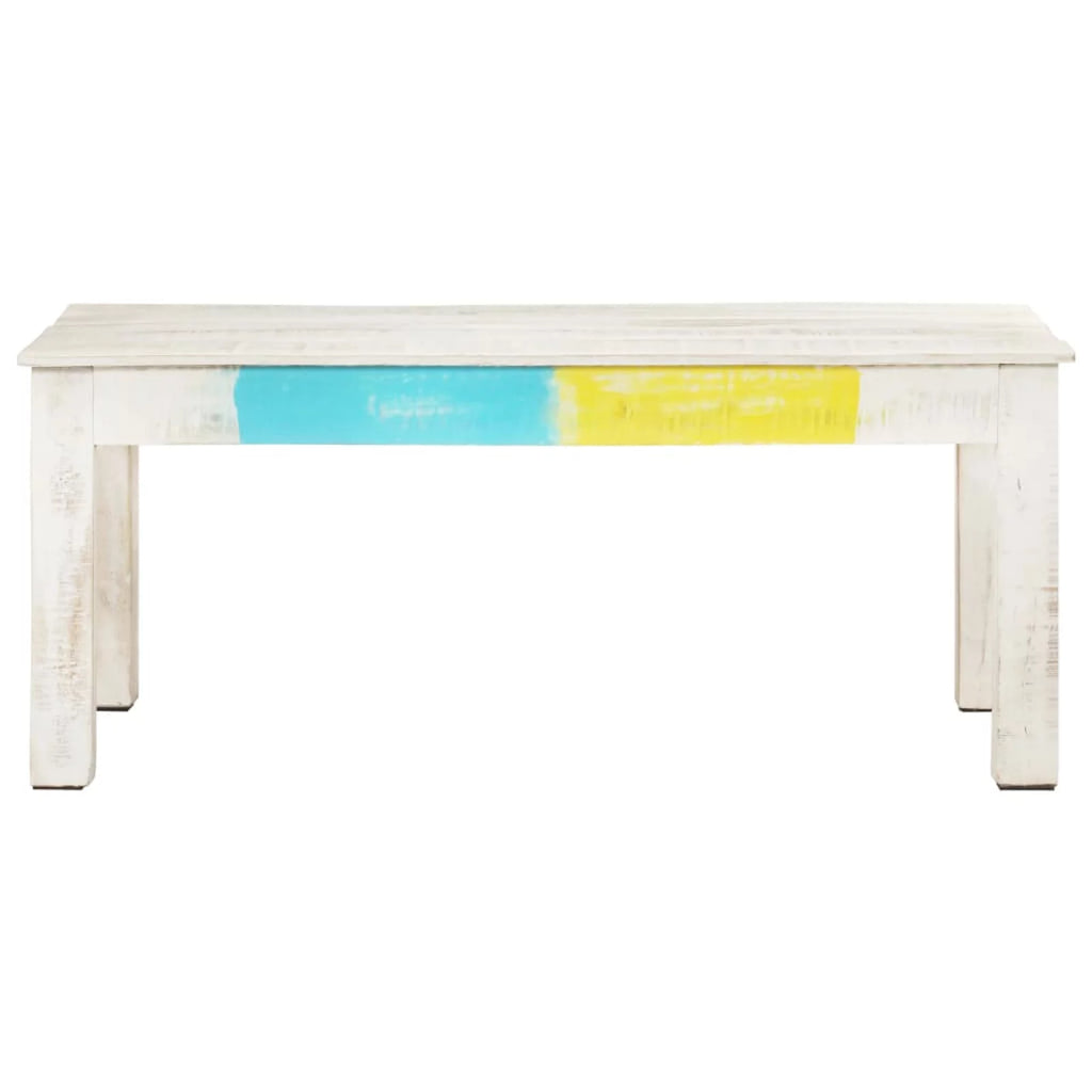 White Wooden Coffee Table A252