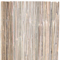 Natural Raw Split Bamboo Slat Fence 6 ft H x 6 ft L 2-Pack G9410