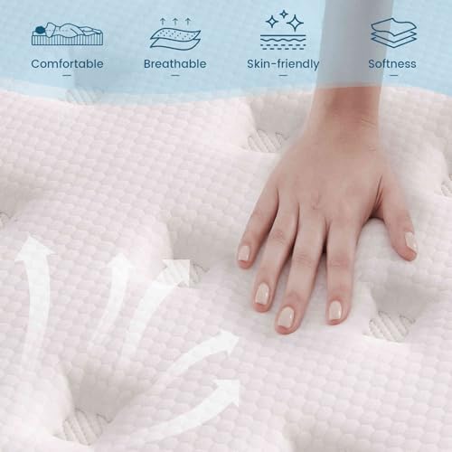 Full Size 12 Inch Memory Foam Hybrid Mattress with Pocket Springs I451
