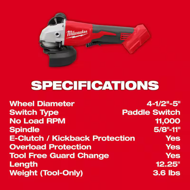 18-Volt Lithium-Ion Brushless Cordless 4-1/2 in./5 in. Grinder X723