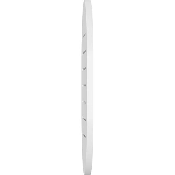 Vertical Round Ended Surface Mount PVC Gable Vent R984743