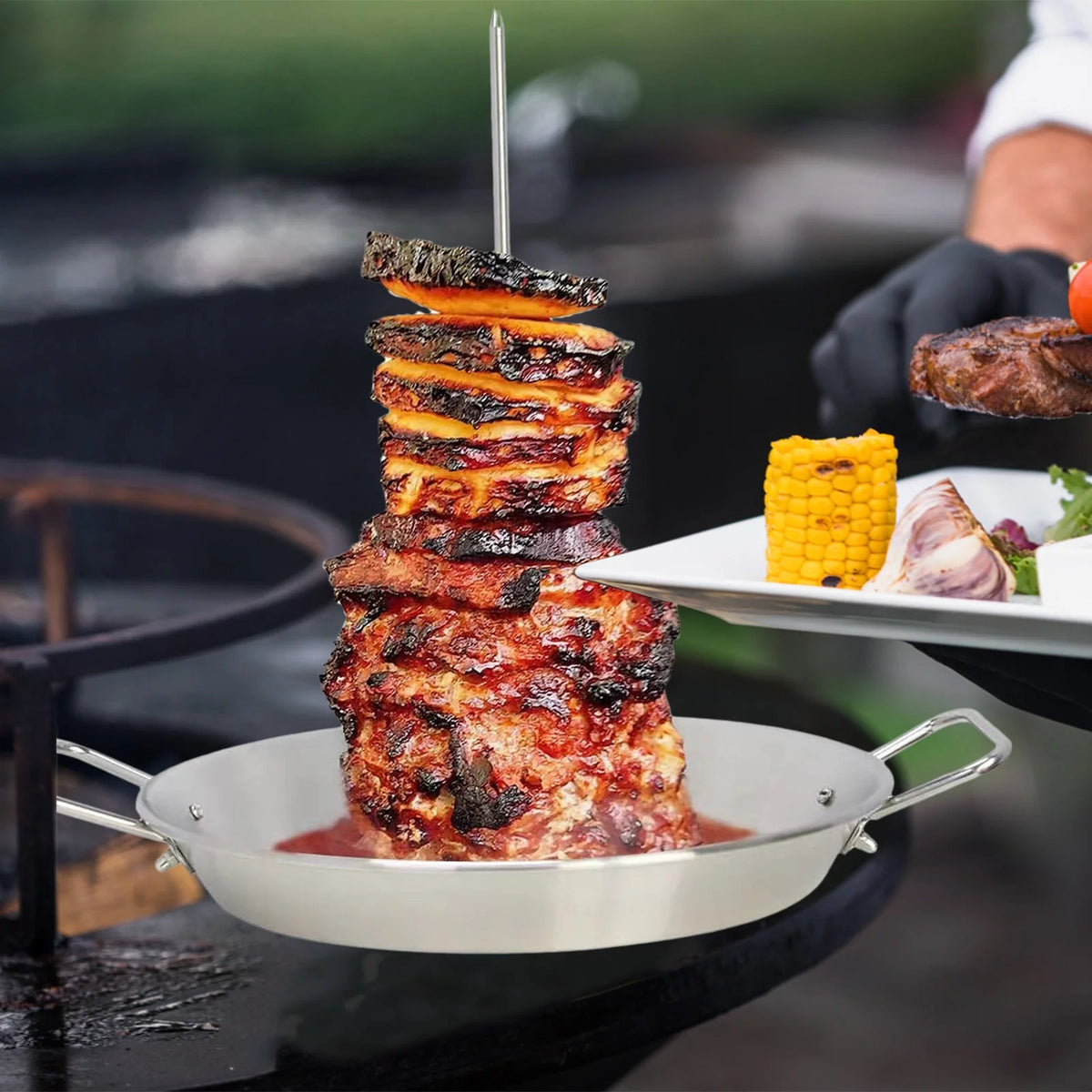 Stainless Steel Vertical Skewer B7958