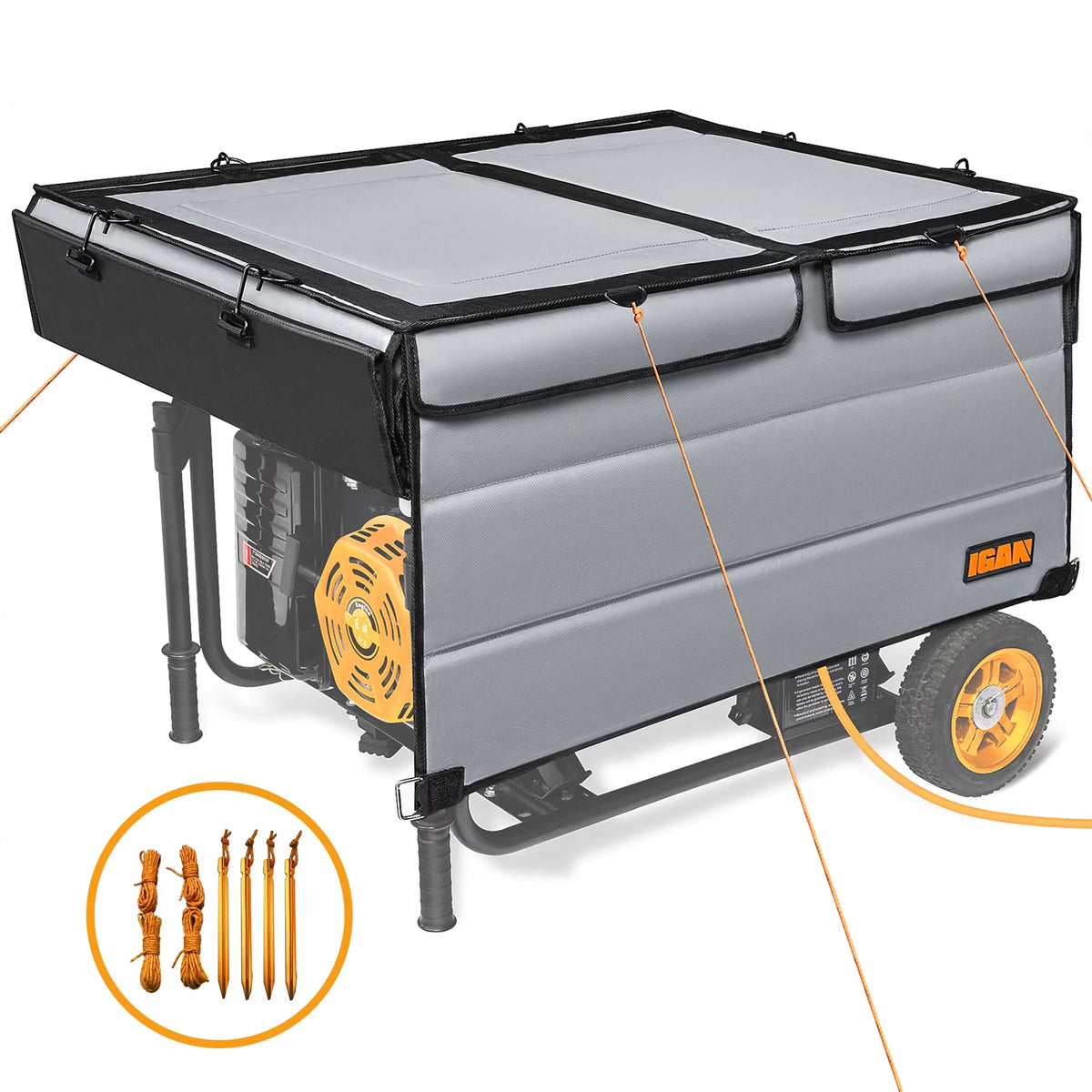 Waterproof Portable Generator Cover Black Y10284