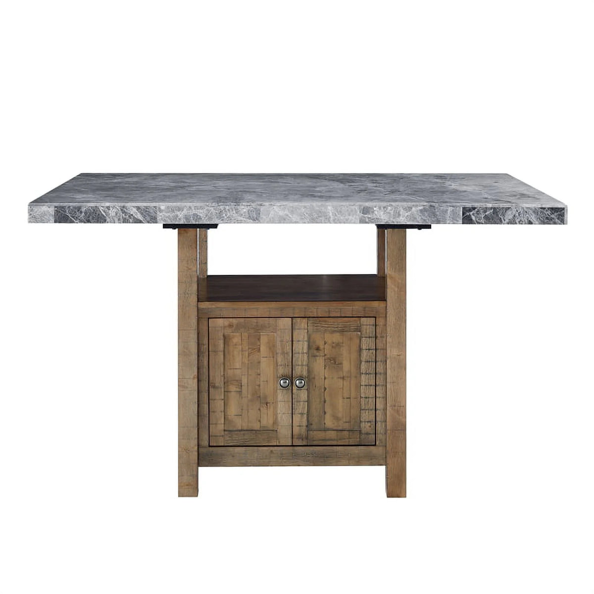 Gray Marble Counter 8-Piece Dining Set A687302