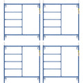 5x5 ft. Scaffold Frame 4 Pk T55569