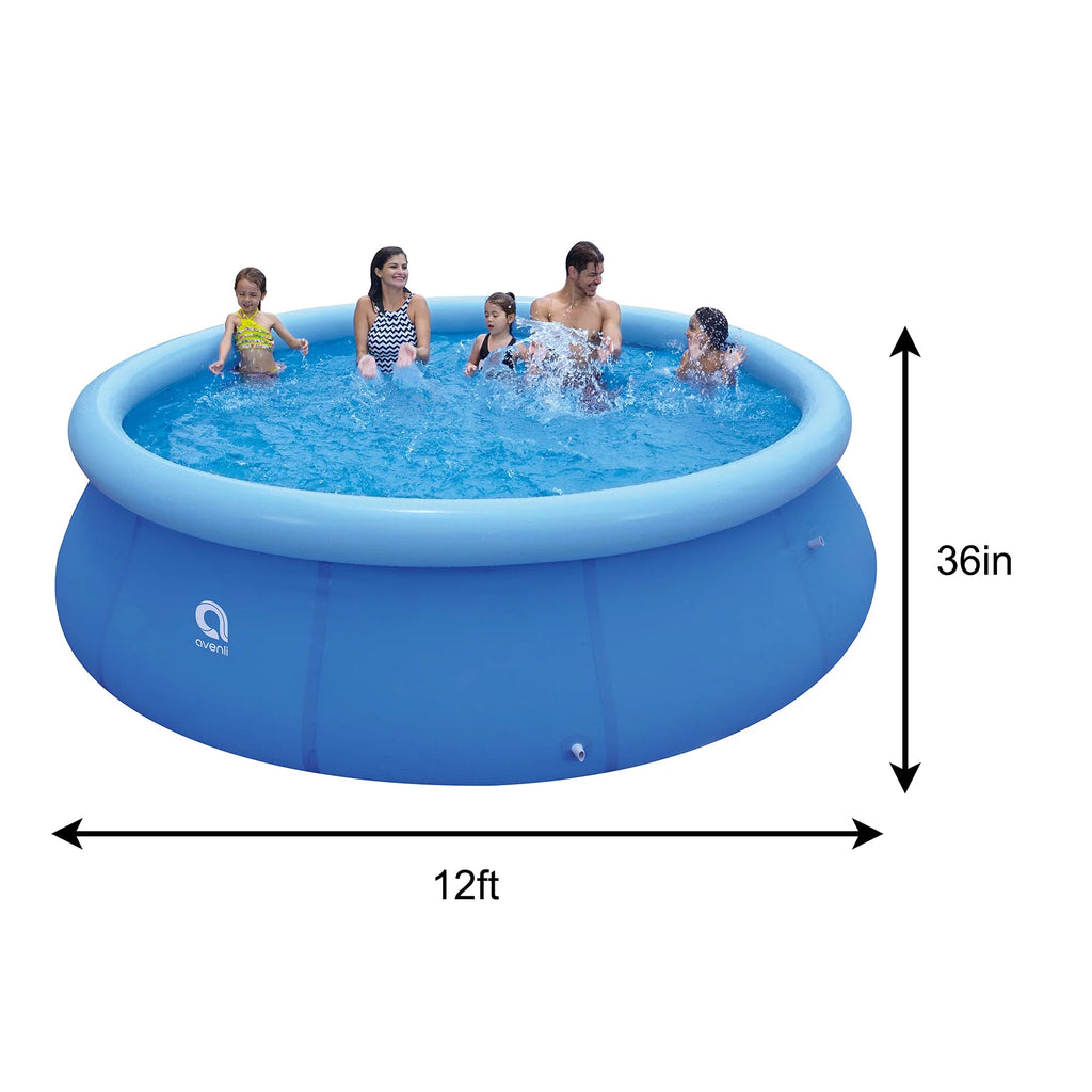 Inflatable Top Ring Round Pool Blue 10 ft x 30 in X119737