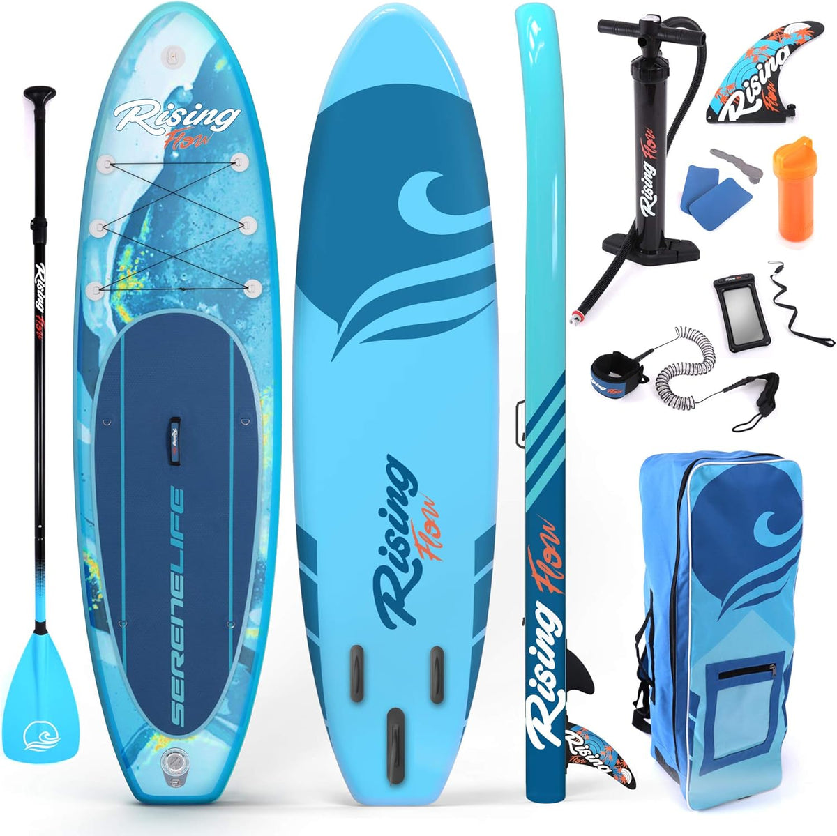 6 Inches Thick Inflatable Stand Up Paddle Board with Carry Bag F9678