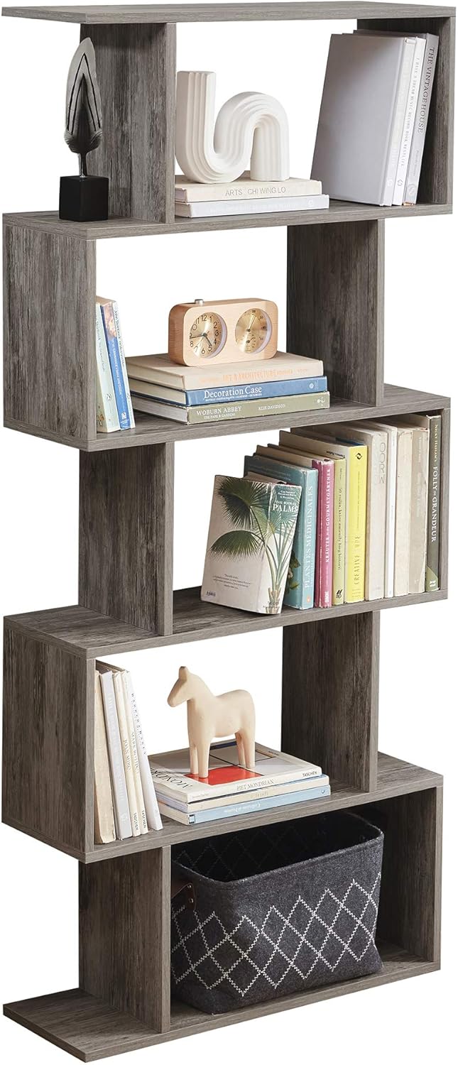 5-Tier Wood Bookshelf S556
