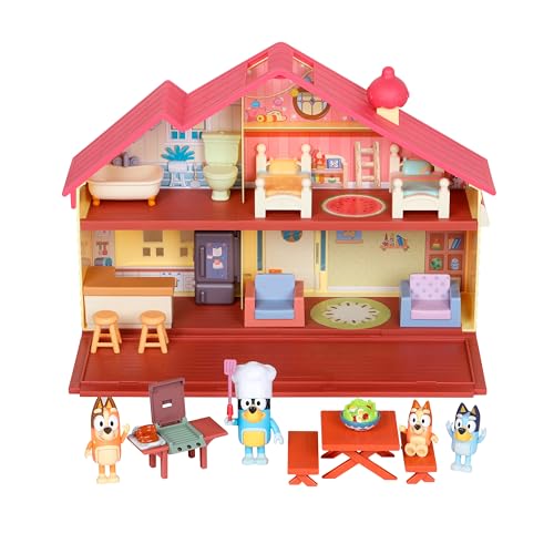 10” Toddler House Playset with 10 Play Pieces B80413
