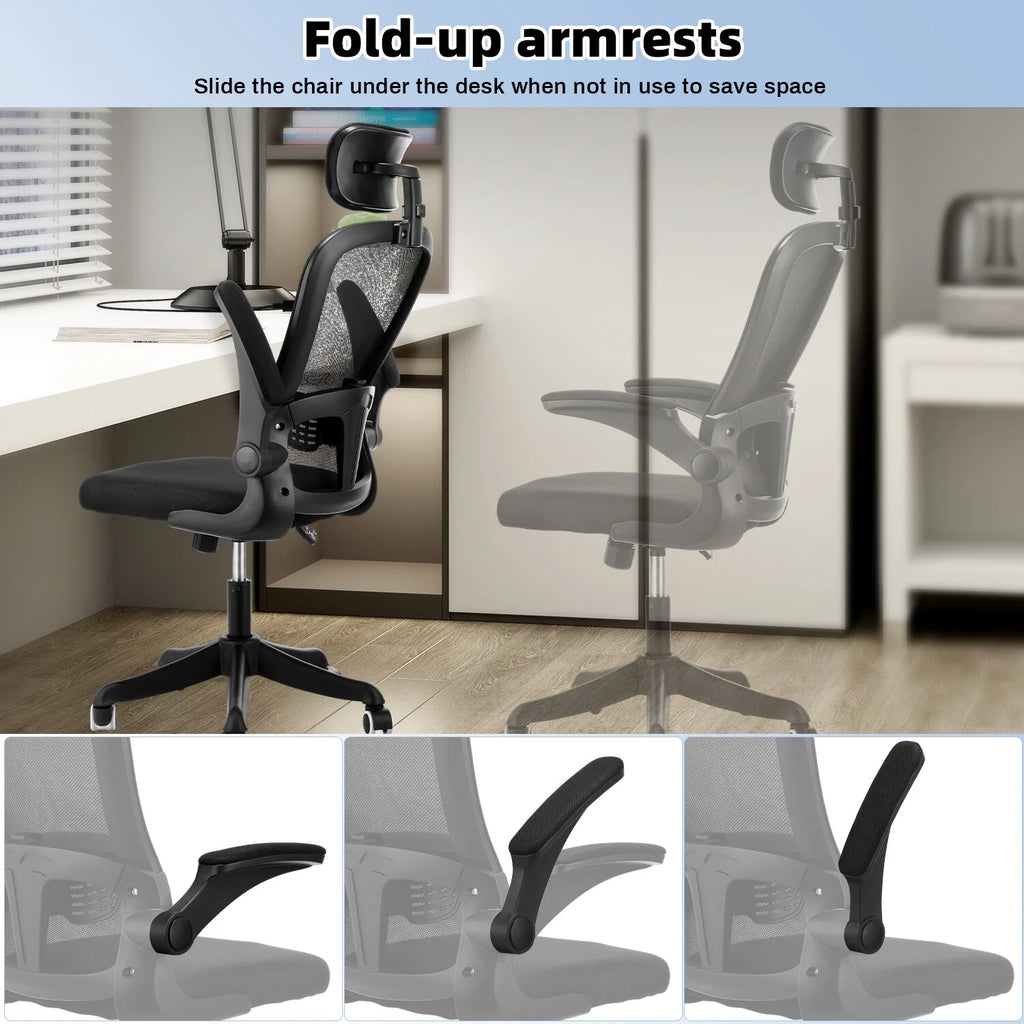 Black Mesh Ergonomic High Back Office Chair R558