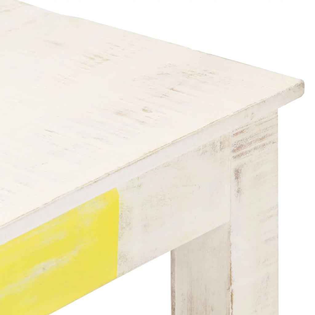 White Wooden Coffee Table A252