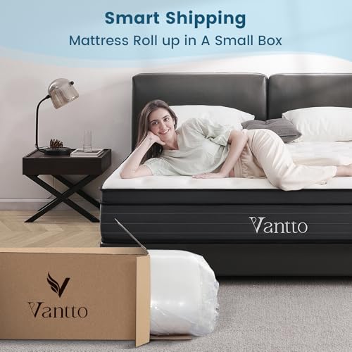 Full Size 12 Inch Memory Foam Hybrid Mattress with Pocket Springs I451