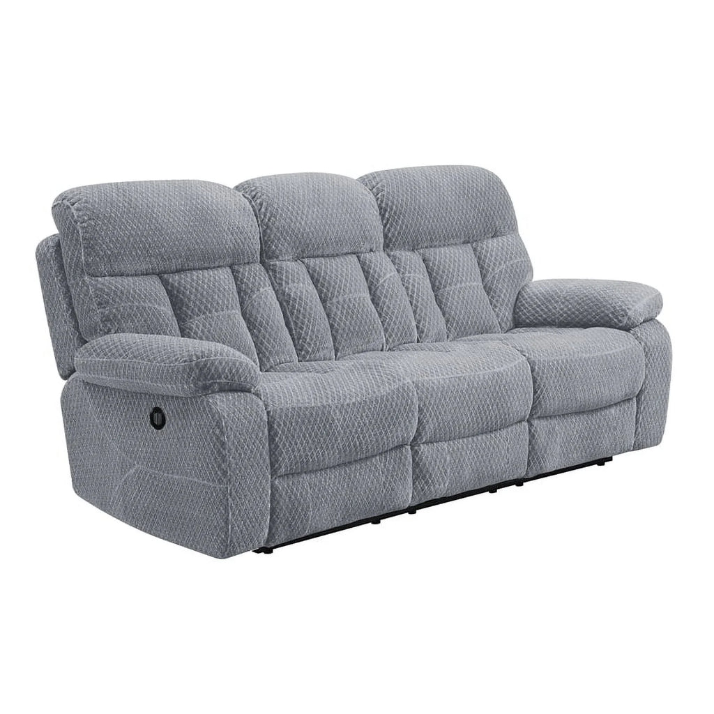 Polyester Fabric Power Sofa M34959