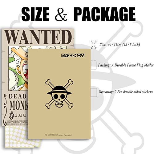 Anime Wanted Posters 25PCS 30×21cm A5410