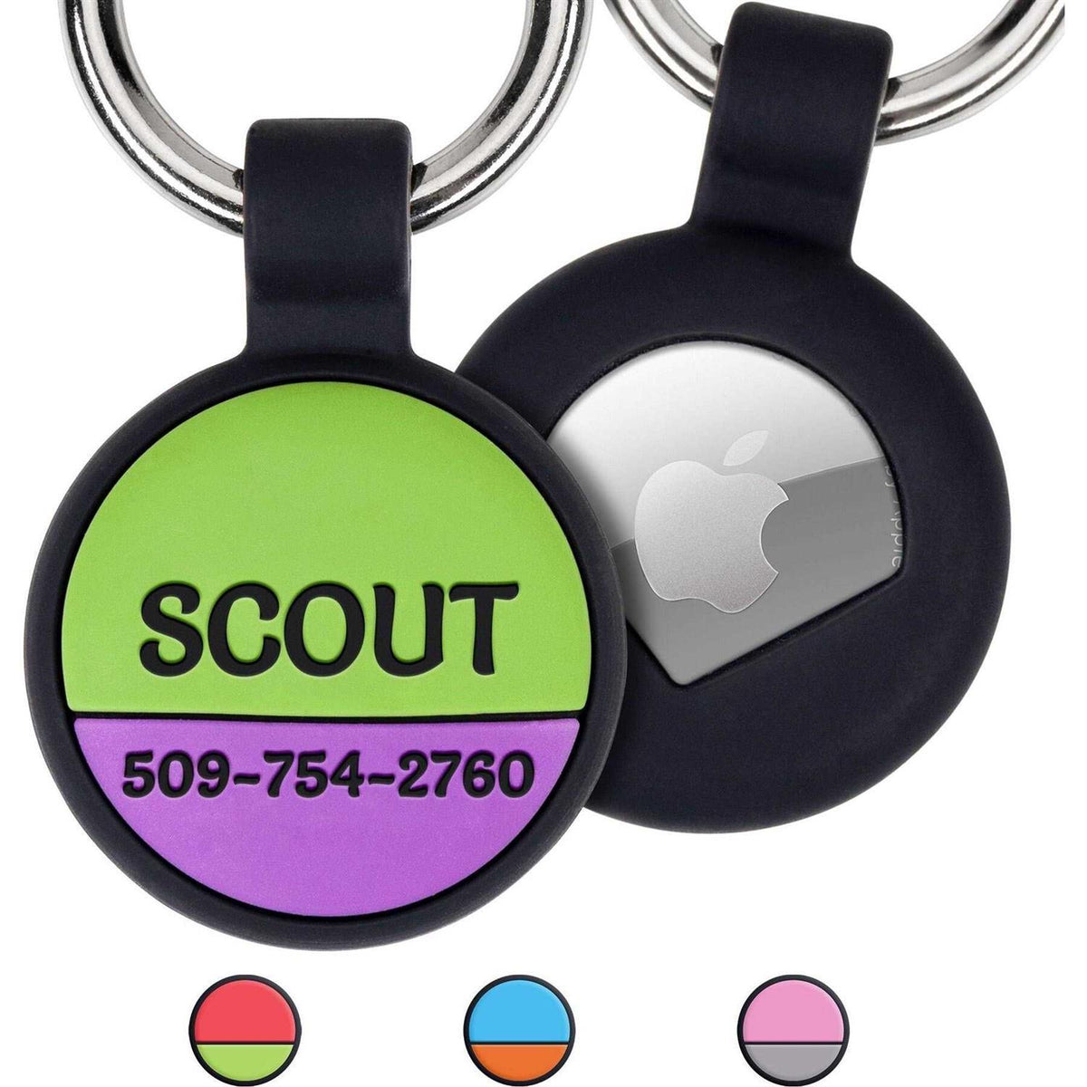 AirTag Holder for Collar Dog & Cat ID Tag Q6309