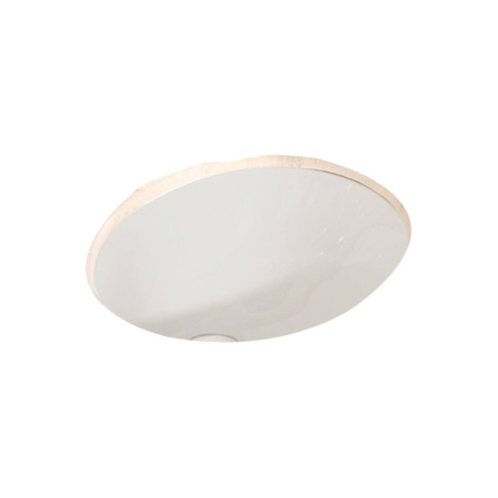 Oval Undermount Sink in Biscuit U905
