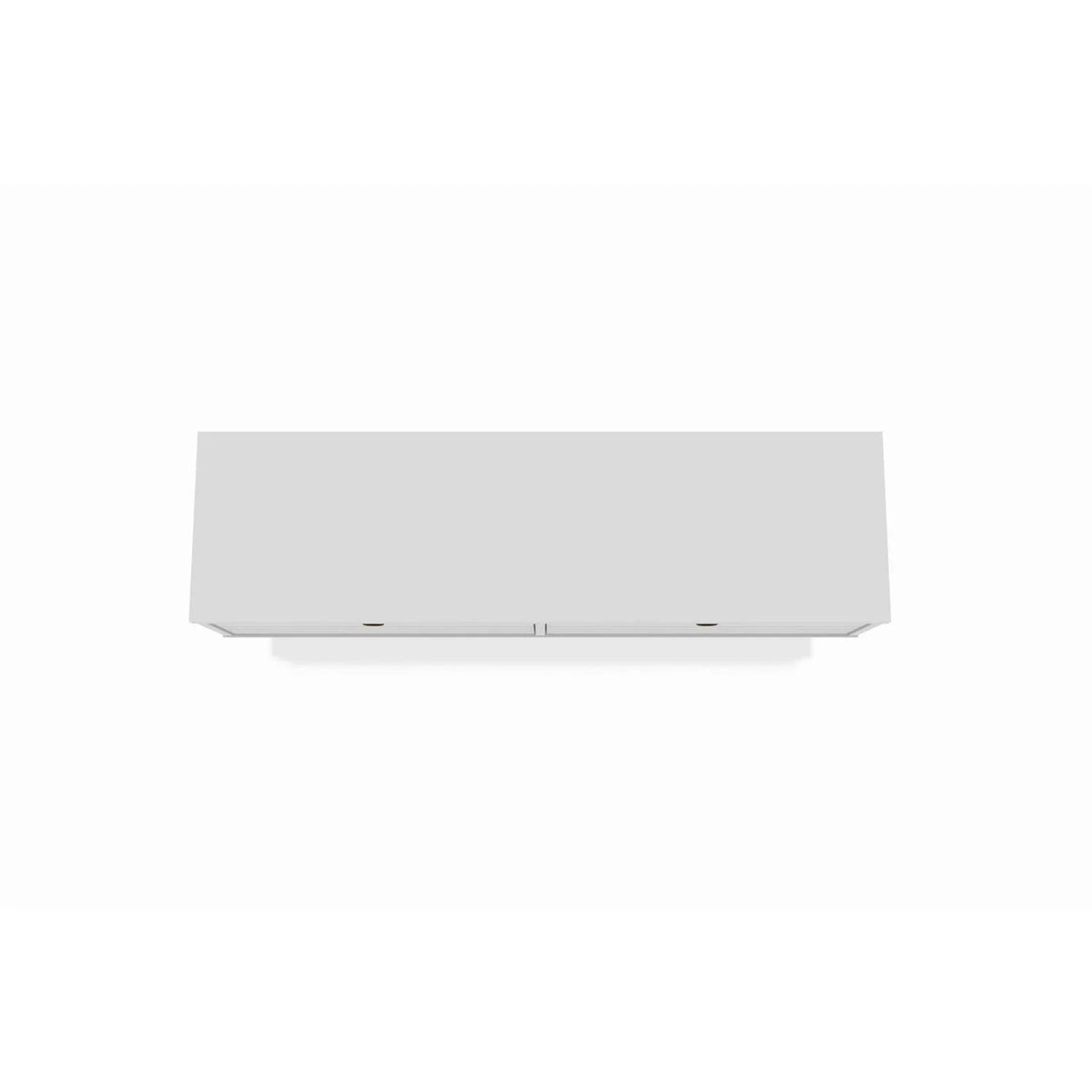 White 2 Shelf Floating Office Desk P972
