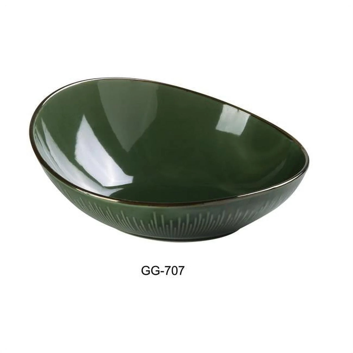 16 oz Green Gem Sheer Bowl Pack of 12 S963141