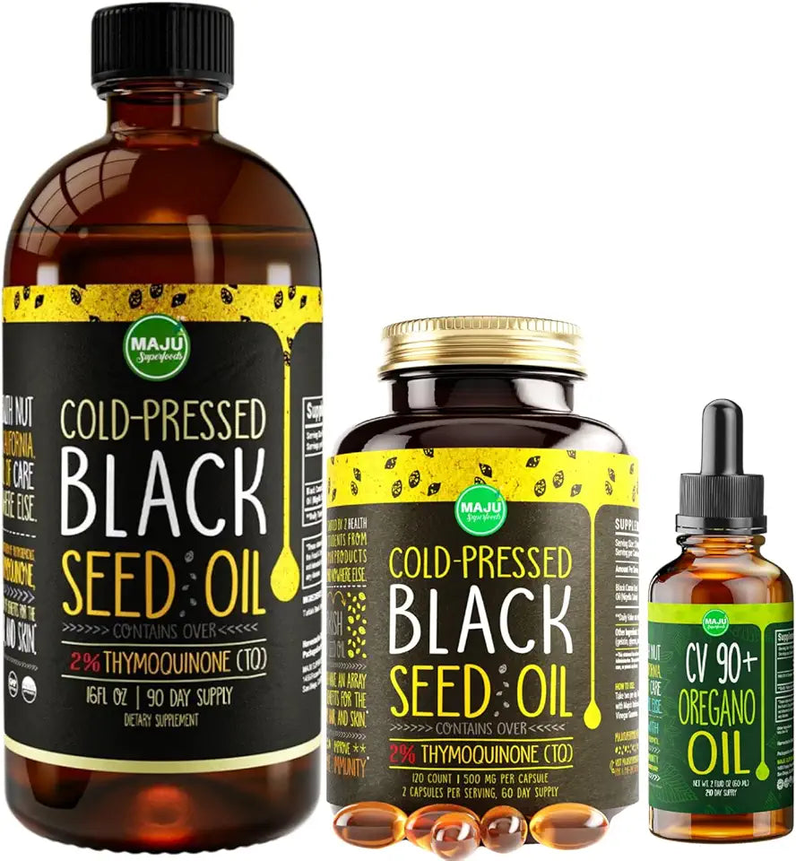 Black Seed Oil and Oregano Bundle G568