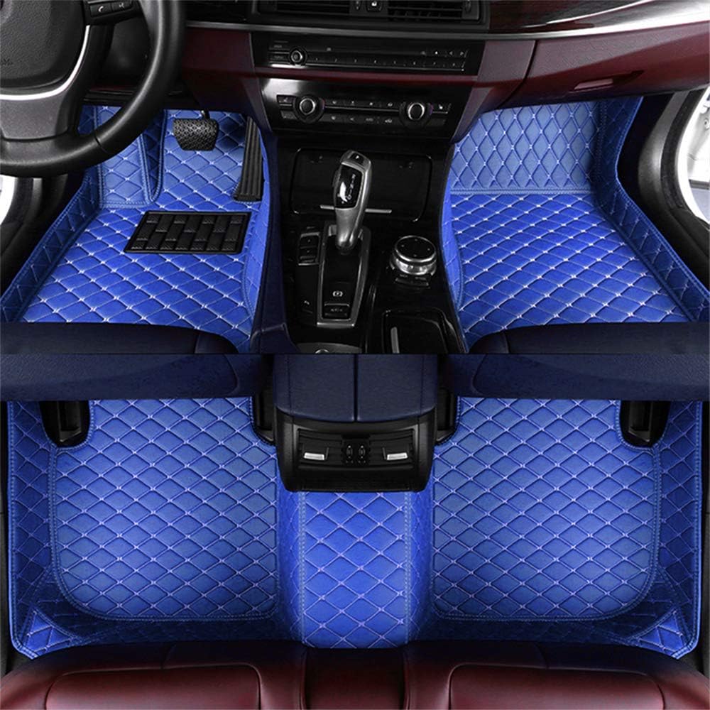 Black Red Car Floor Mats B136