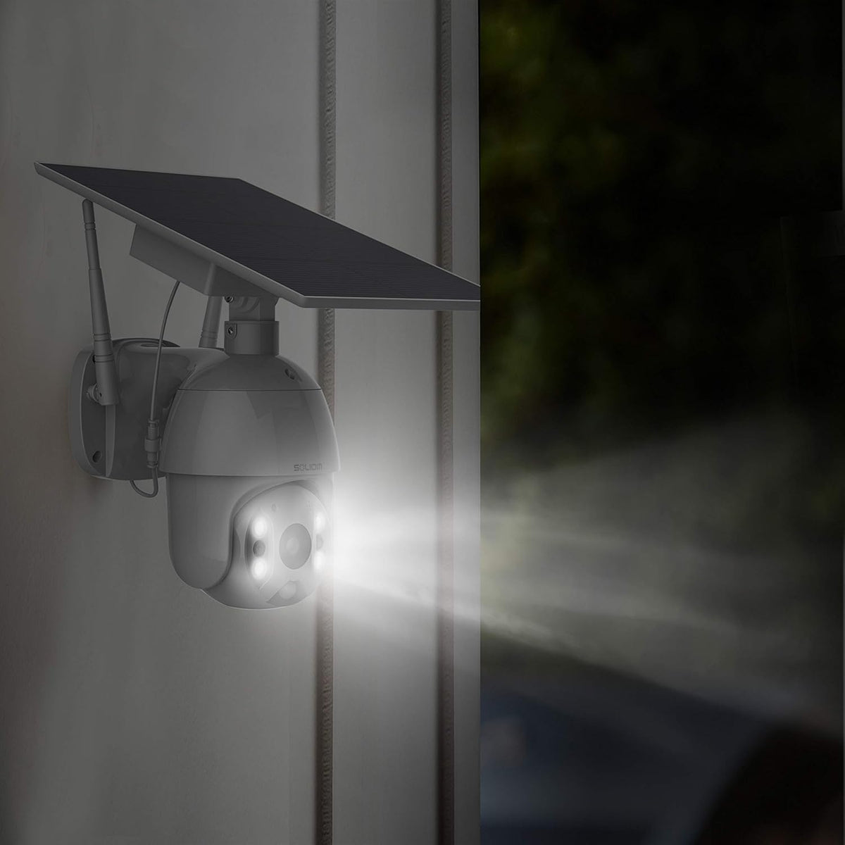 Wireless WiFi Pan Tilt 360° Solar Battery Powered Security Camera Z639