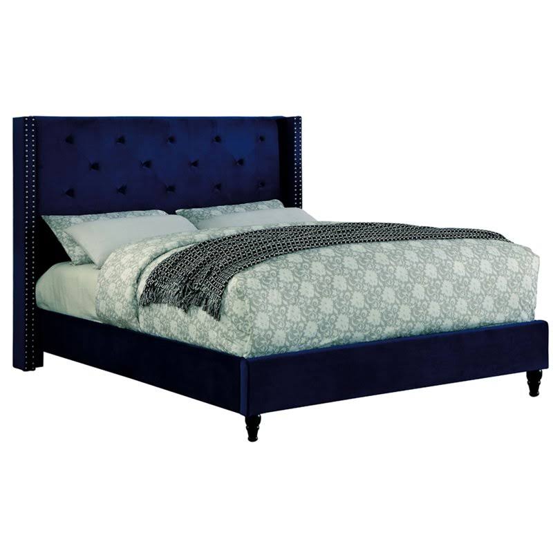 Tufted Wingback California King Bed T3695