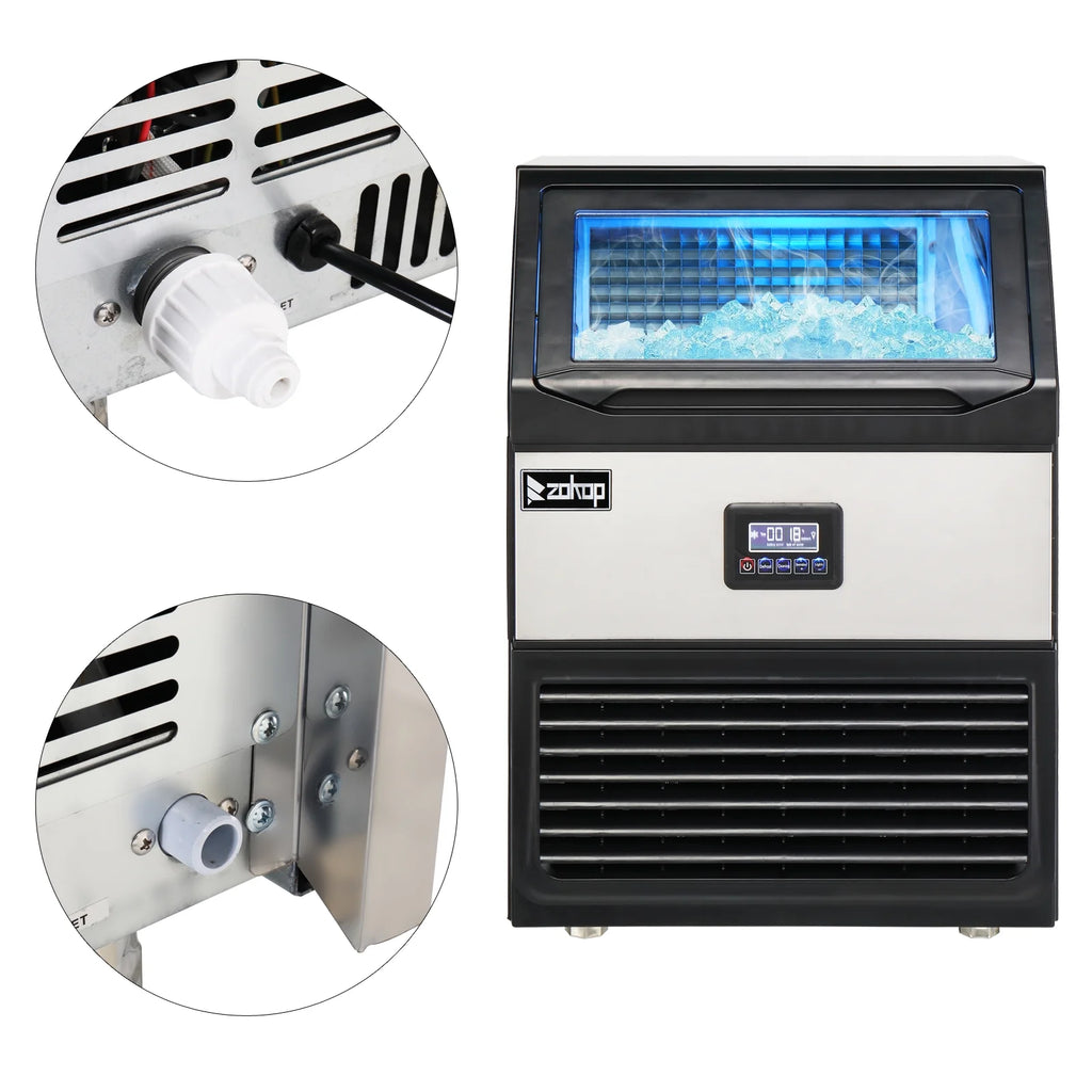 Commercial Stainless Steel Freestanding Ice Maker Cube Machine H241