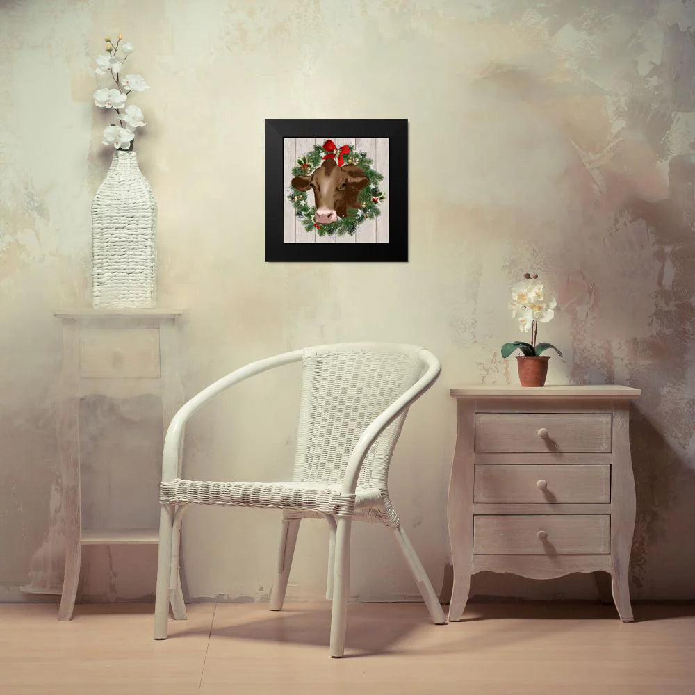 Black Modern Framed Art Print Q37665