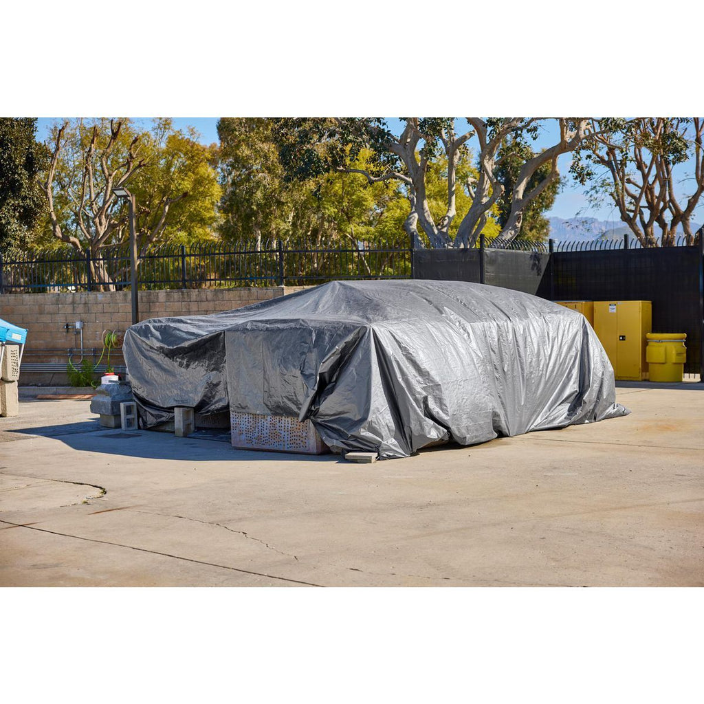 30 ft. x 40 ft. Silver and Black Weather-Resistant Tarp K11500