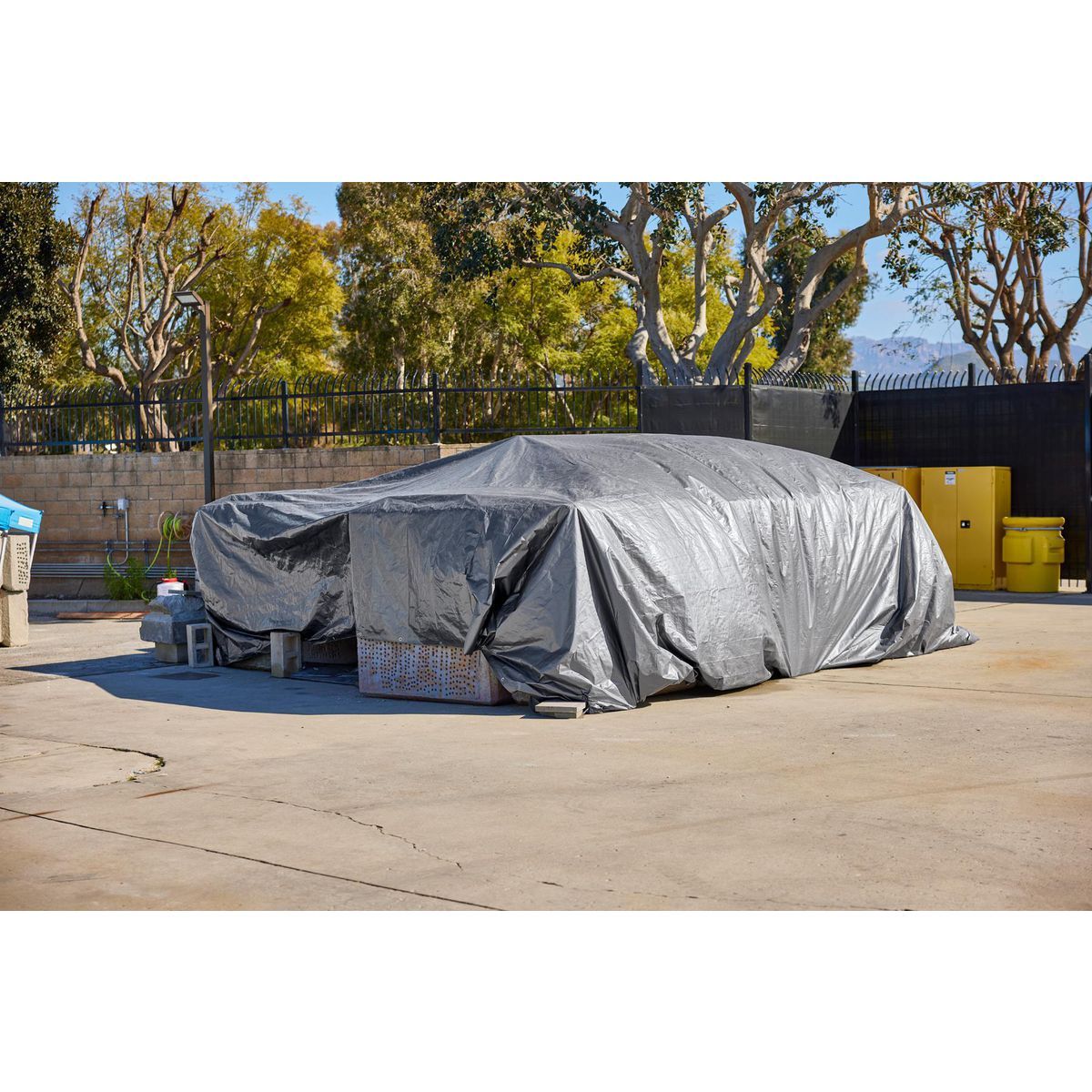 30 ft. x 40 ft. Silver and Black Weather-Resistant Tarp K11500