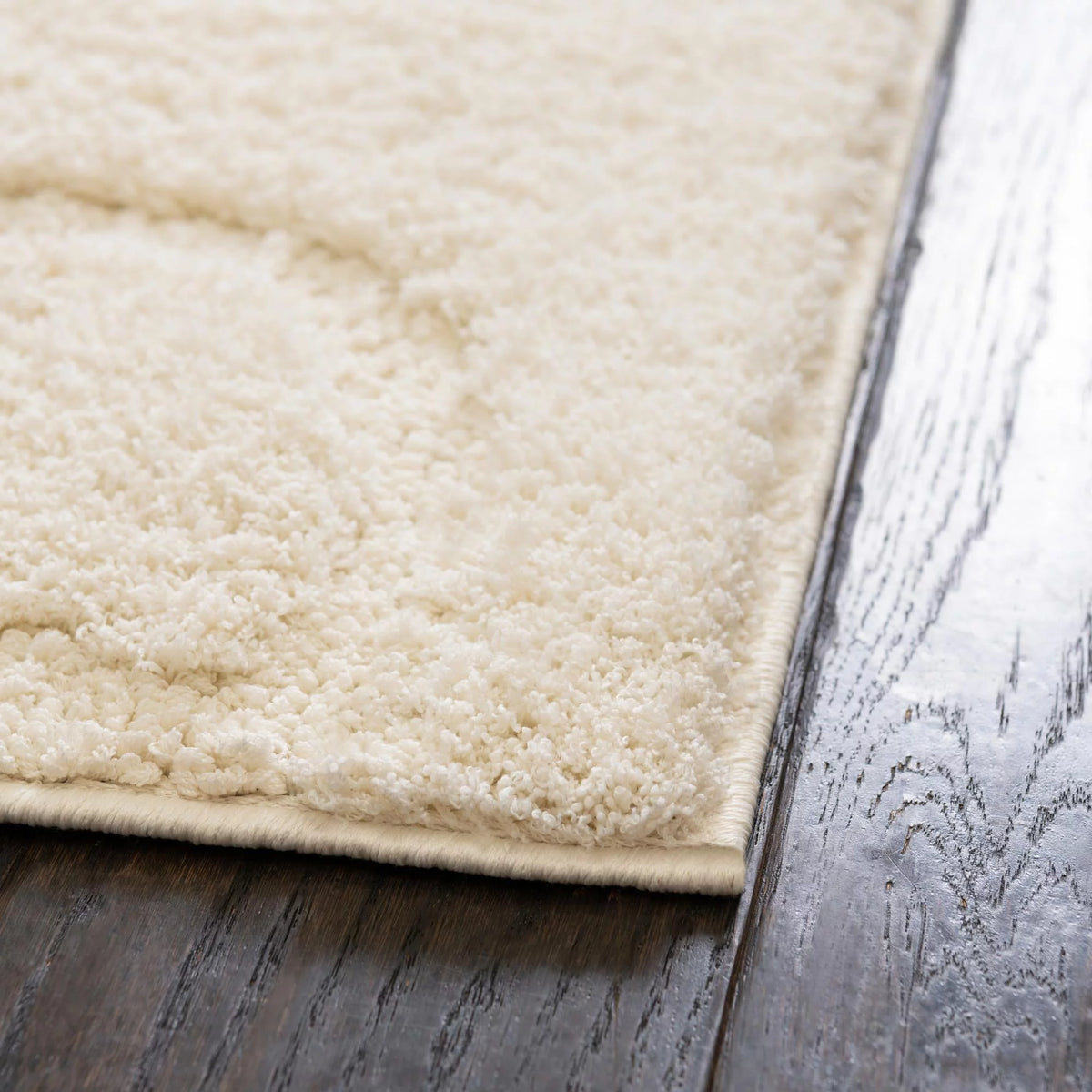 8' x 10' Ivory Shag Rug S10844