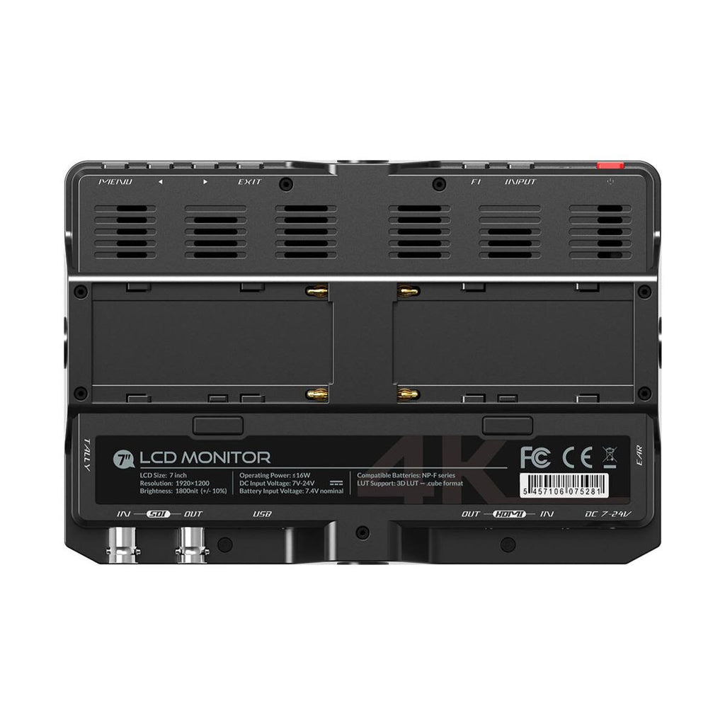 7x22 4K HDMI/3G-SDI On-Camera Monitor A18774