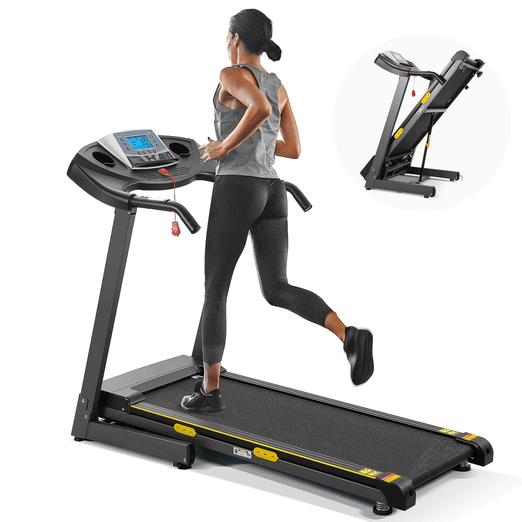 2.5HP Electric Folding Treadmill with 12-level Incline C96450