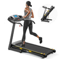 2.5HP Electric Folding Treadmill with 12-level Incline C96450