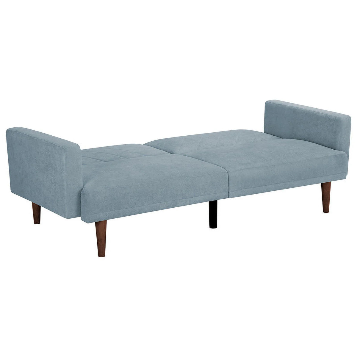 Blue Convertible Futon Sofa Bed S561413