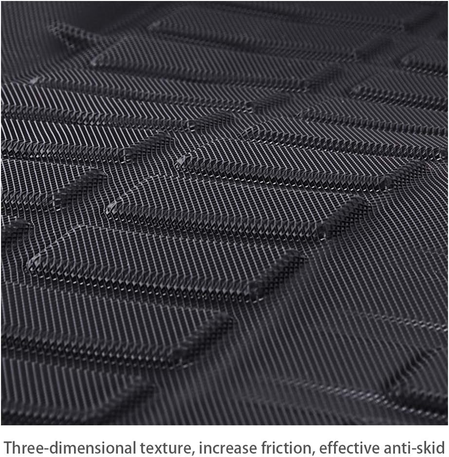 Black Rubber Cargo Liner Tray Floor Mat Pack of 2 Y14905